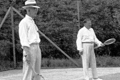 1931 Kungen (Gustaf V) och minister Boström