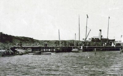 Den rasade ångbåtsbryggan å Särö